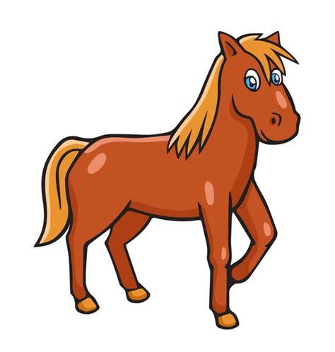 Cartoon Cute Little Horse — Stock Vector © Acidburn 36276975