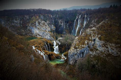 Plitvicer Seen Großer Wasserfall Foto And Bild Landschaft Wasserfälle