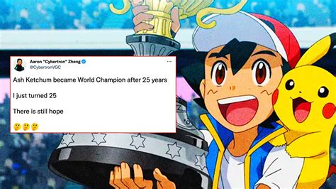 The Best Reactions To Ash Ketchum Finally Becoming The Worlds Greatest