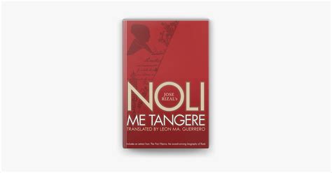 ‎noli Me Tangere On Apple Books