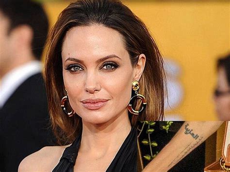 El nuevo tatuaje de Angelina Jolie qué se hizo qué significa y cuál es su mensaje oculto