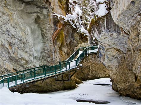 Johnston Canyon Hike In Beautiful Banff National Park Out And Across