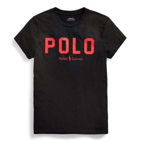 Polo Ralph Lauren Logo T Shirt Women Regular Fit T Shirts Flannels