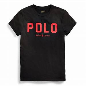 Polo Ralph Logo T Shirt Women Regular Fit T Shirts Flannels