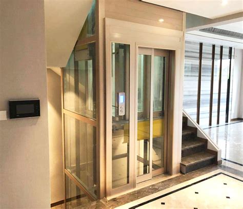 China Small Glass Panoramic Residential Home Elevator Lift For House