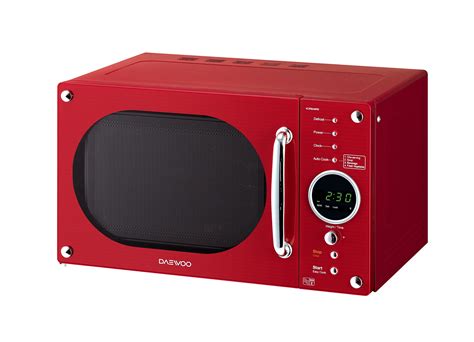 Daewoo Kor8a9rbr Retro Design Microwave 800 W 23 Liters Pome
