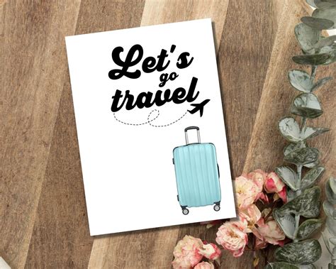 Printable Bon Voyage Greeting Card Digital Bon Voyage Card Etsy