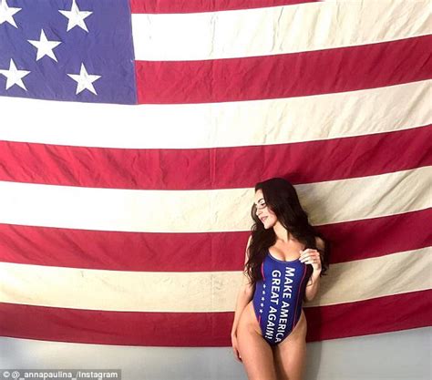 Trump Campaign Poster Made Into A Swimsuit For Women Daily Mail Online