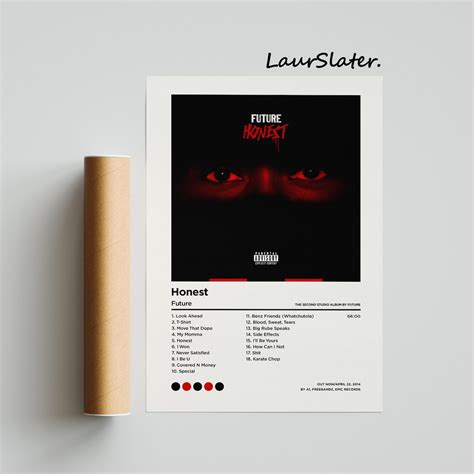 Future Monster Poster Tracklist Album Cover Poster Print Etsy