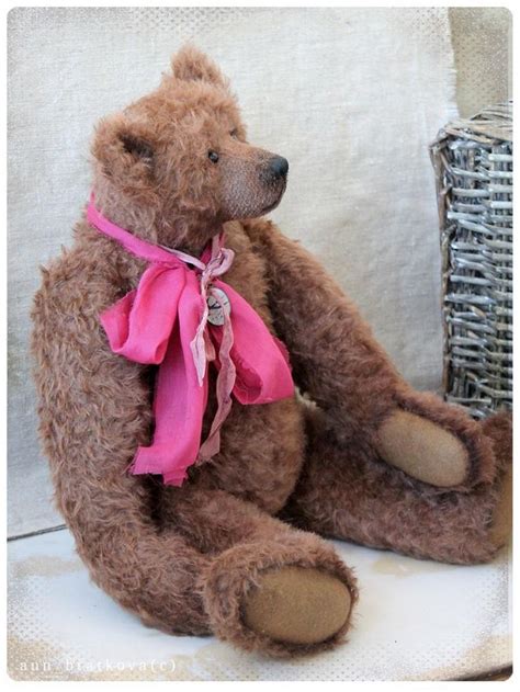 Rosie Made To Order By Ann Teddy On Tedsby Handmade Teddy Bears Teddy Teddy Bear