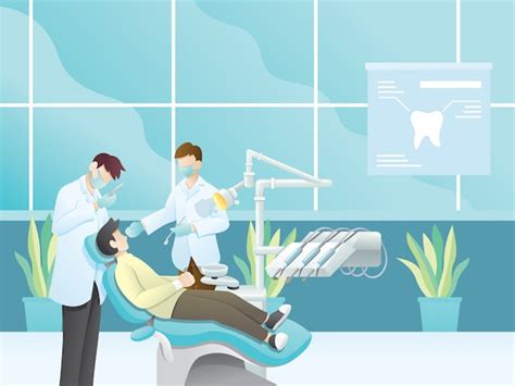 Premium Vector Dentist Illustration