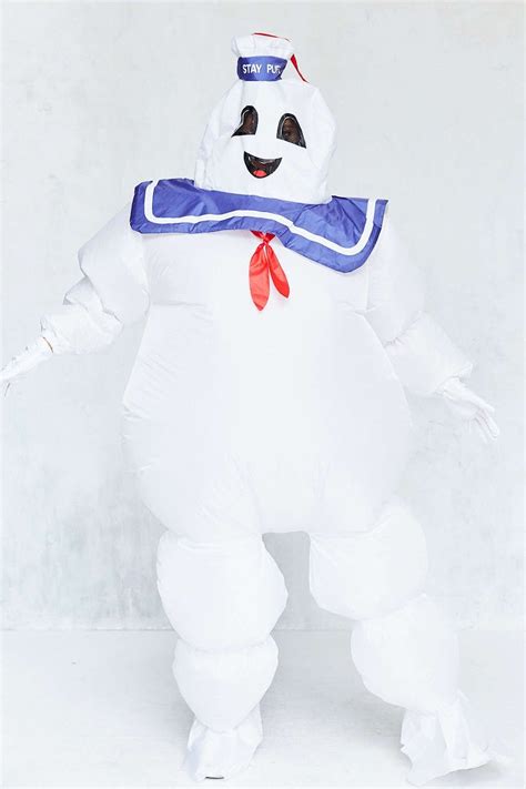 Inflatable Stay Puft Marshmallow Man Costume Marshmallow Man Costume