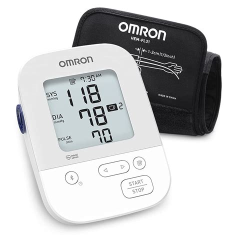 Omron Silver Blood Pressure Monitor Upper Arm Cuff Digital Bluetooth