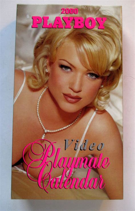 Playboy 2000 Video Playmate Calendar VHS Tape Etsy Canada