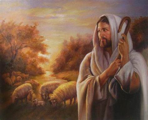Sell Oil Painting Of Jesus The Lord Is My Shepherd