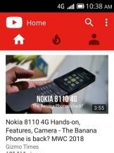 Download youtube app in any java mobile phone like samsung b313, nokia s40, c2, 216, 112, 110, nokia asha 200, nokia asha 202, nokia asha 205, 2700 classic, blackberry, sony ericsson, lg, htc, xiaomi, micromax, etc. Nokia 8110 4G review: Software