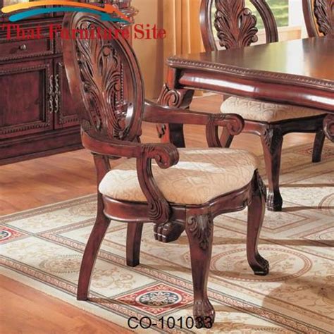 Free shipping on most lighting, furniture and decor every day. Tabitha Traditional Dining Arm Chair by Coaster Furniture ...