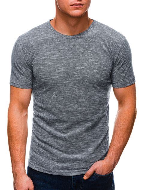 Mens Plain T Shirt S1323 Dark Grey Modone Wholesale Clothing For Men