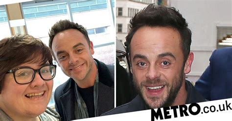 ant mcpartlin poses with fan days after lisa armstrong divorce metro news