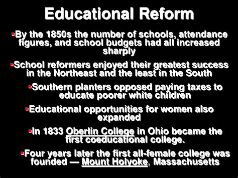 Ppt The Ferment Of Reform And Culture 1790 1860 Powerpoint Presentation