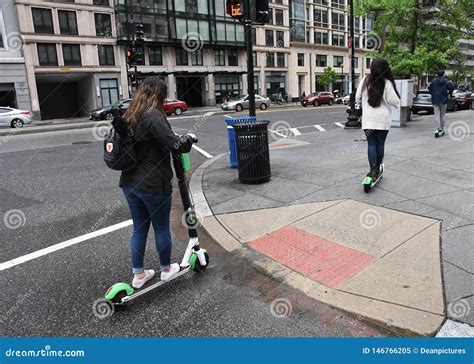 Electric Scooter In Washington Dc Usa Editorial Image Image Of