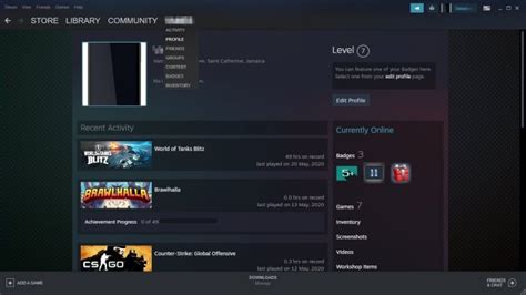 How To Change Steam Profile Background