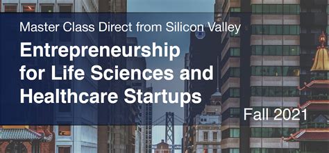 Global Online Class: Entrepreneurship for Life Sciences and Healthcare