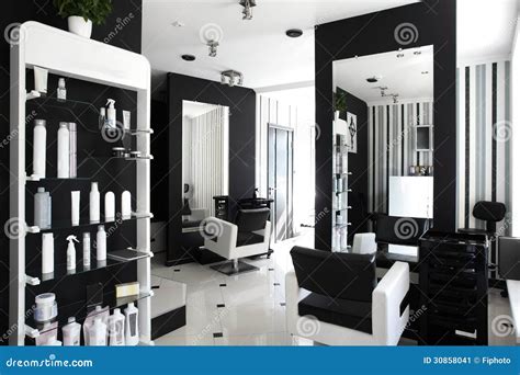 Interior Of Modern Beauty Salon Stock Image Image Of Furniture