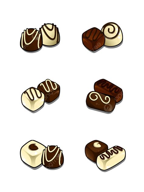 chocolate candy clipart vector hand drawn cartoon chocolate candy romantic valentine s day