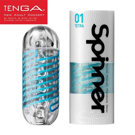 Japan Tenga Tetra Spiral Motion Pleasure Gear Sex Cupsoft Silicone Vagina Real Pussy Sexy