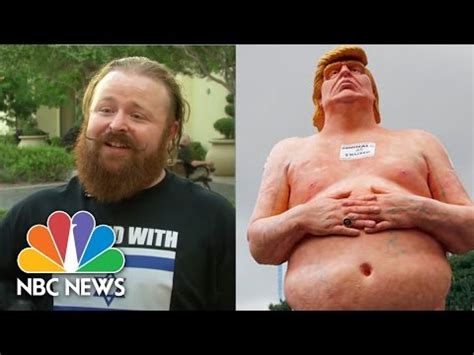 Creator Of Naked Donald Trump Statues Was Once A Trump Supporter NBC