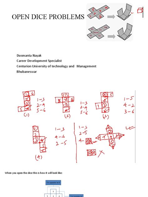 Open Dice Problem With Explanation Pdf