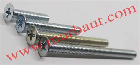 Mur Baut Baut Jf Besi Putih M3 X 10mm