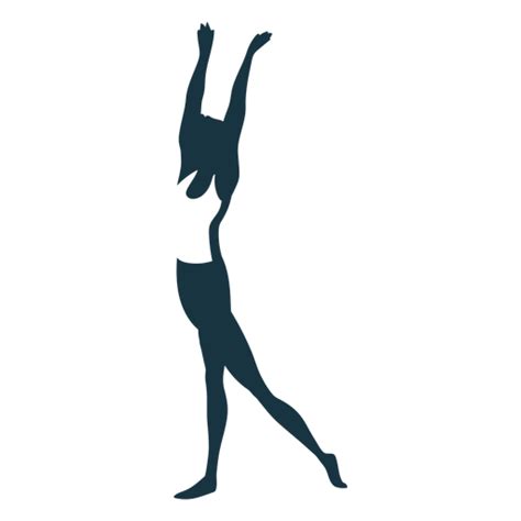Posture Ballet Dancer Grace Detailed Silhouette Ballet Transparent