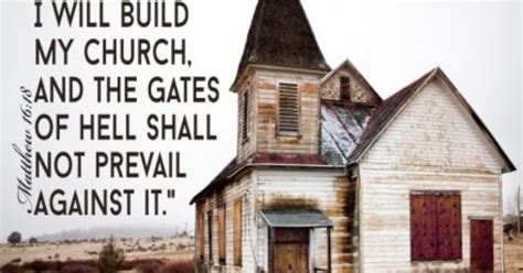 Matthew 1618 On This Rock I Will Build My Church And The Gates Of