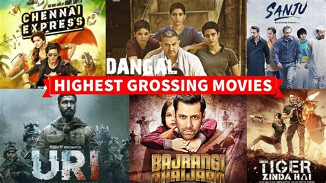Top 25 Highest Grossing Bollywood Movie 25 Blockbuster Hindi Movies