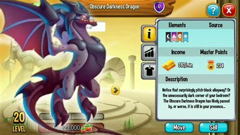 Upcoming Legendary Dragon Obsecure Darkness Dragon Dragon City