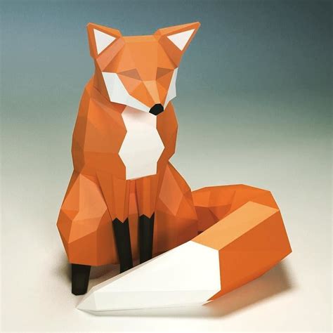Minecraft Papercraft Bendable Fox