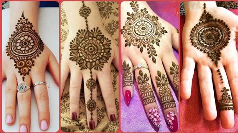 Composed with the most traditional mehendi patterns like paisleys. Most Beautiful Simple Mehndi Design for Hands | New Mehndi Design Back Hand | Mehendi Designs ...