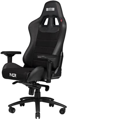 Next Level Racing Pro Gaming Chair Leather And Suede Edition Black