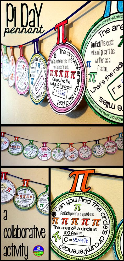 Math classes might want to celebrate pi day with a more philanthropic approach. Pi Day Pennant | Pi day, Teaching math, Math projects