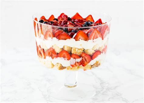 Eggless Berry Trifle Cake Mommys Home Cooking