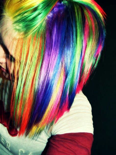Rainbow Streaks This Is Definitely Something I Will Have To Try At One