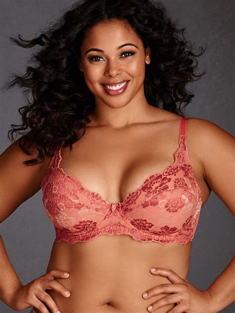 Hips And Curves Josie Soft Cup Lace Bra 44 Ddd Hips Curves Lace Bra Plus Size Bra
