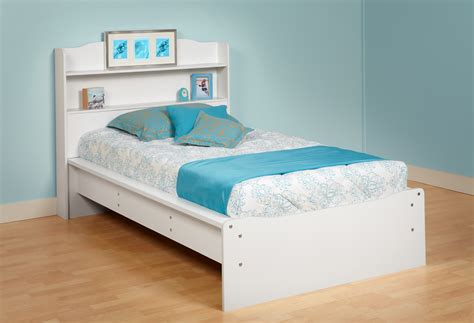 Bed With Headboard Shelf Home Design Ideas
