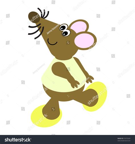 Cartoon Happy Dancing Mouse Stock Illustration 31672543 Shutterstock