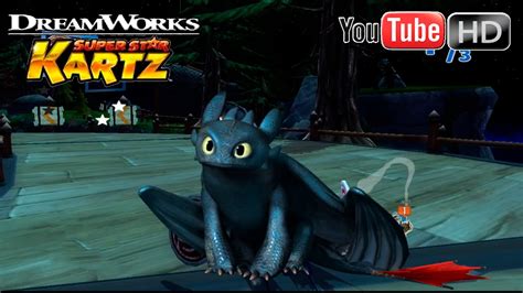 Dreamworks Super Star Kartz Xbox360 Toothless Race Island Of Berk