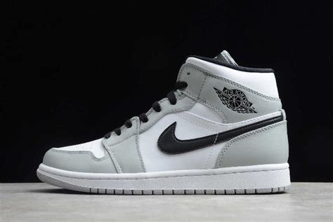 Be sure of size before place order. 2020 Air Jordan 1 Mid Light Smoke Grey 554724 092 For Sale ...