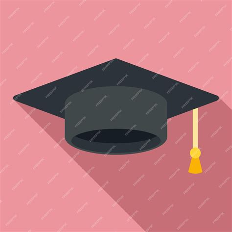 Premium Vector Graduation Hat Icon Flat Illustration Of Graduation