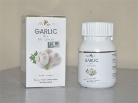 Setiap tablet mengandungi 200 mg. Bicara Mentari: KHASIAT BAWANG PUTIH HAI-O GARLIC